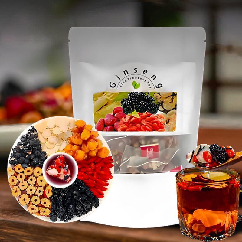 Ginseng Five Treasure Tea Natu - огляд і ціна Herbal Wellness Supplement