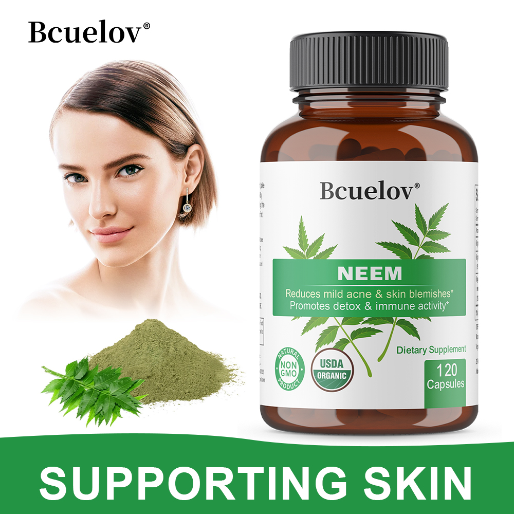 Organic Neem Leaf Capsules, He - огляд і ціна Herbal Wellness