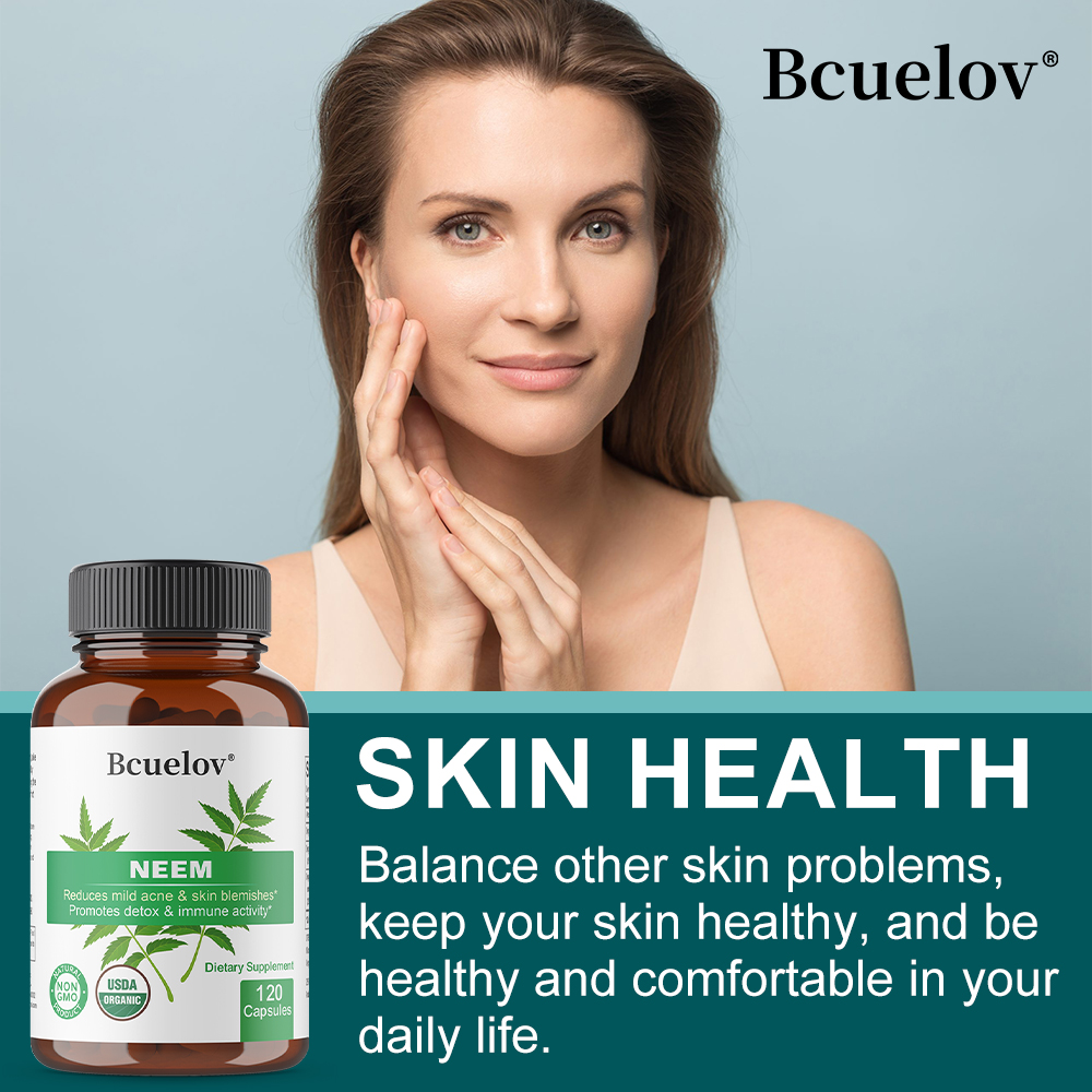 Organic Neem Leaf Capsules, He - огляд і ціна Herbal Wellness