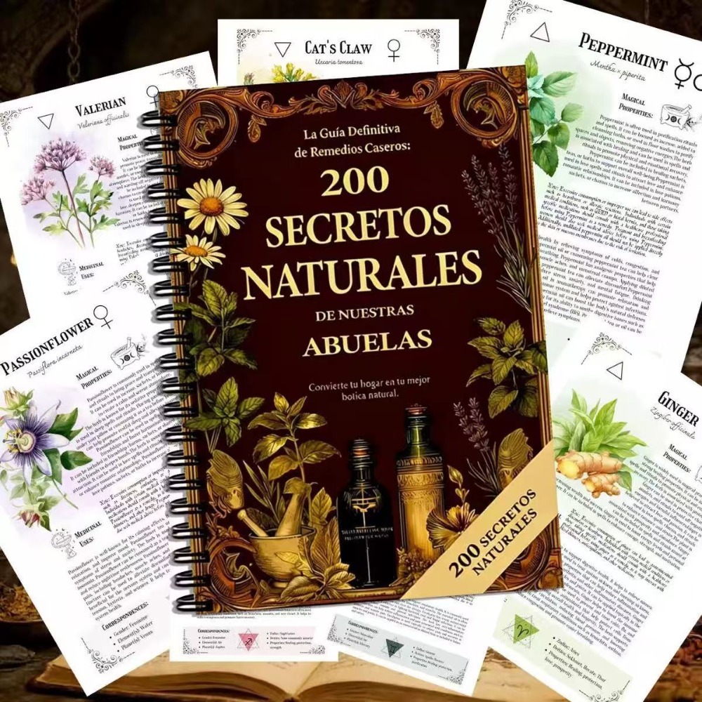 200 Natural Secrets A5 Spanish - огляд і ціна Herbal Wellness