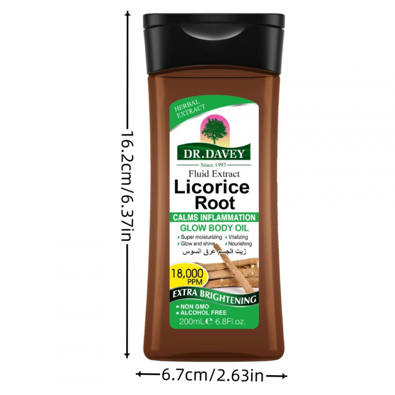 200mlLicorice Body Oil Licoric - огляд і ціна Licorice Root Sticks